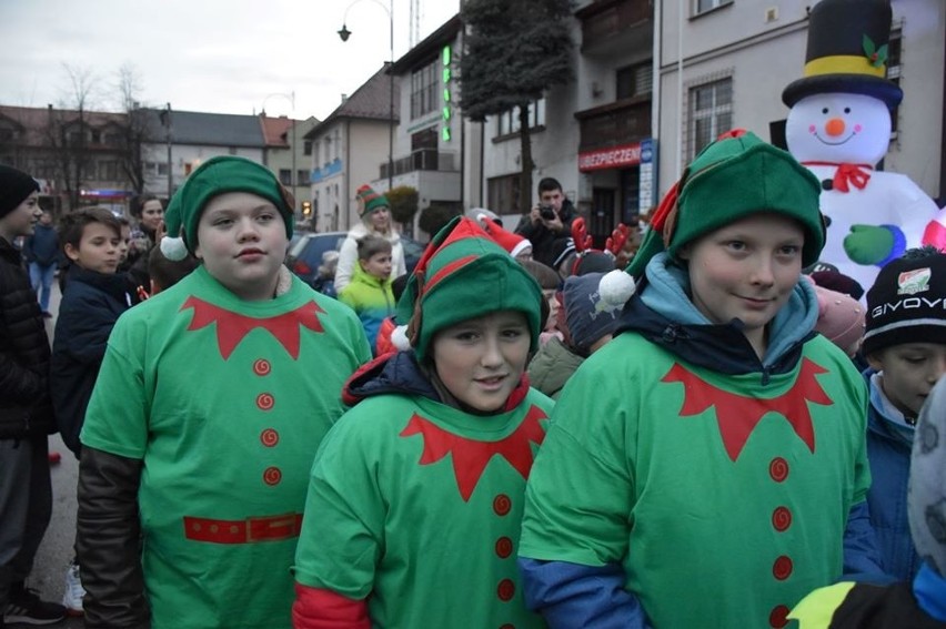 Mikołaj i jego orszak dotarli na rynek w Gdowie [ZDJĘCIA]