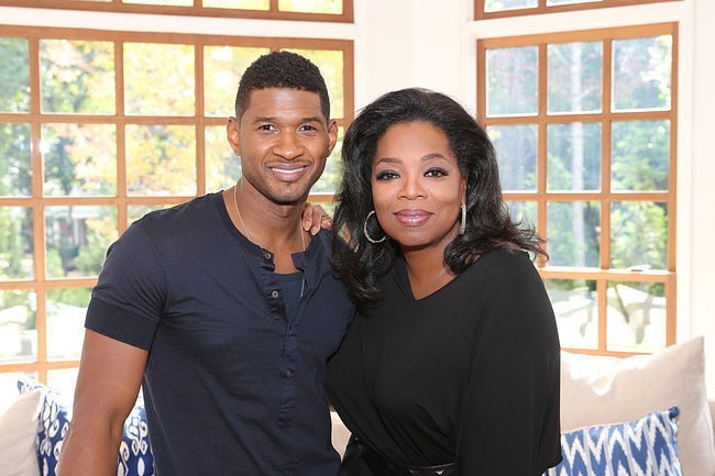 Usher i Oprah Winfrey (fot. materiały prasowe)