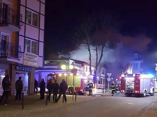 Pożar w Mielnie