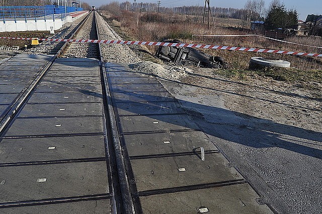 Do wypadku doszło dziś ok. 7.30. Pracujący na miejscu...