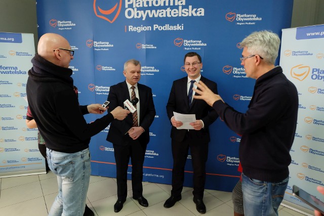 Konferencja Platformy Obywatelskiej w Białymstoku. Czy Jacek Piorunek zostanie przewodniczącym sejmiku województwa podlaskiego?