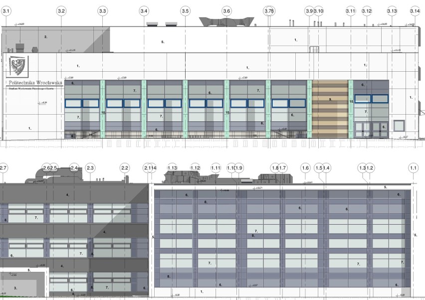 Nowe hale sportowe Politechniki powstaną na Dąbiu [WIZUALIZACJE]
