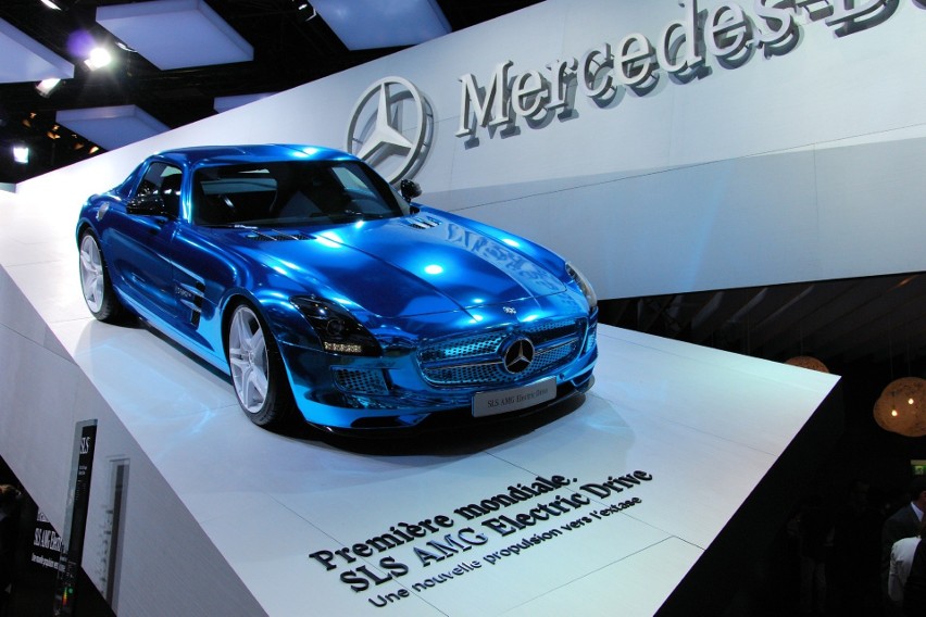Mercedes SLS AMG Coupe Electric Drive,  Fot: Mototarget.pl