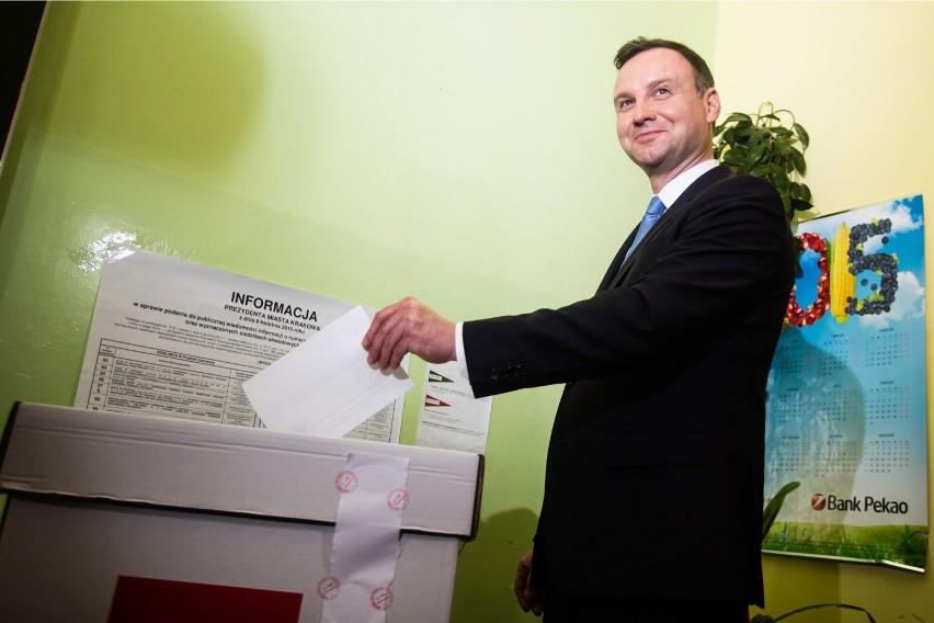 Wybory prezydenckie 2015. Na zdjęciu: Andrzej Duda