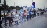 Protest przeciw przewożeniu zwierząt