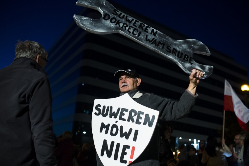 Kraków. Kolejny protest w obronie sądów [ZDJĘCIA]