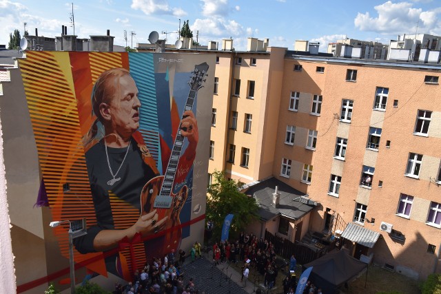 Mural Andrzej Nowaka w Opolu.