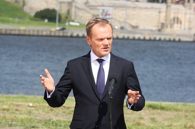 Donald Tusk z wizytą w Szczecinie. Mówił o inwestycjach drogowych w regionie.