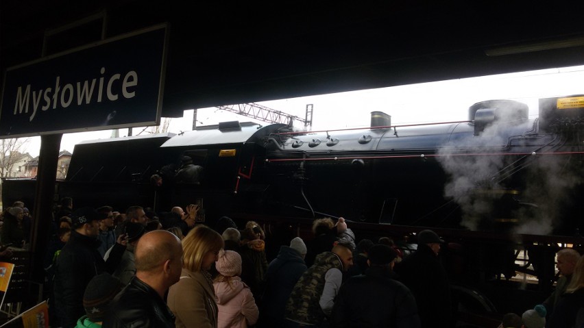 Pociąg retro zawitał do Mysłowic