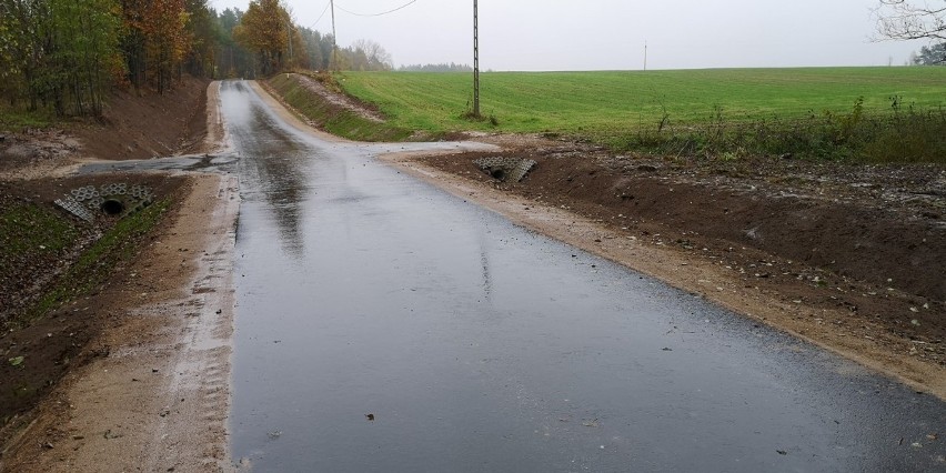 Nowe drogi w Tągowiu i Masłowicach Tuchomskich