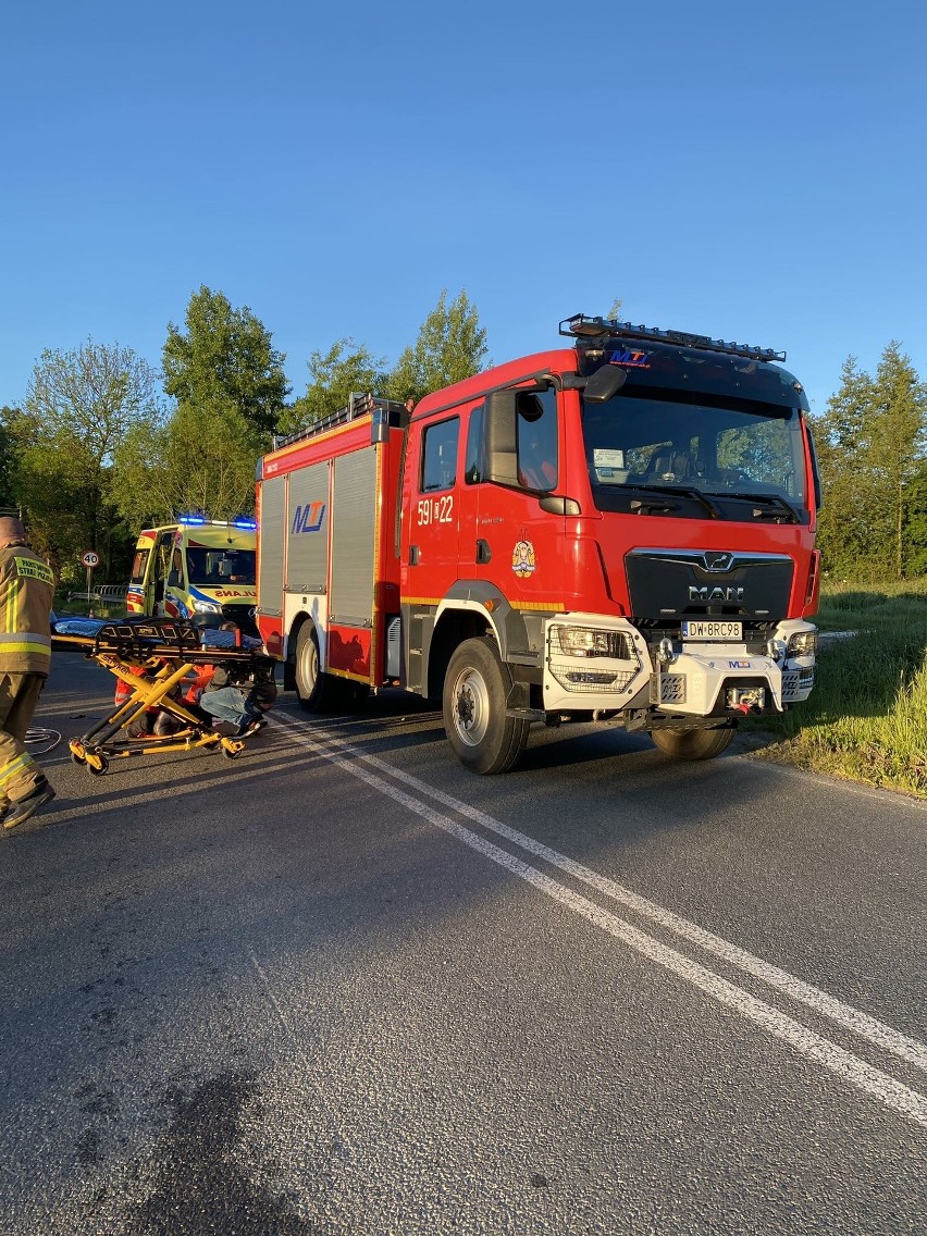 We wtorek (14 maja) na Dolnym Śląsku doszło do wypadku. Na...