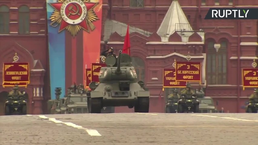 Rosja: Na Placu Czerwonym w Moskwie odbyła się próba generalna przed defiladą z okazji Dnia Zwycięstwa