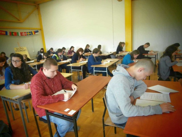 Rozwiązywanie testów na konkursie.