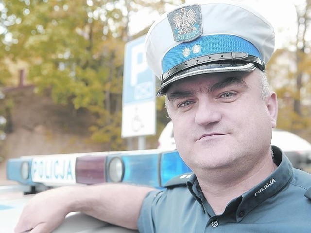 Podkomisarz Dariusz Wróblewski jest naczelnikiem Wydziału Ruchu Drogowego Komendy Miejskiej Policji w Gorzowie.