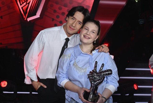 Dawid Kwiatkowski i Martyna Gąsak, zwyciężczyni szóstej edycji programu The Voice Kids.