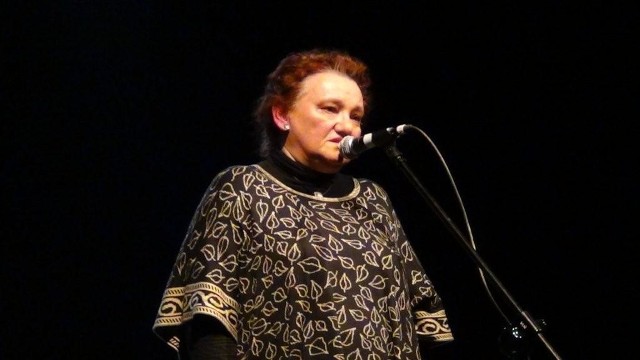 Izabella Mosańska recytuje "Słotne ogrody" Iwaszkiewicza zdobywając II nagrodę