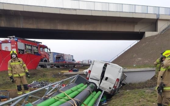Tragiczny wypadek na autostradzie pod Krapkowicami.