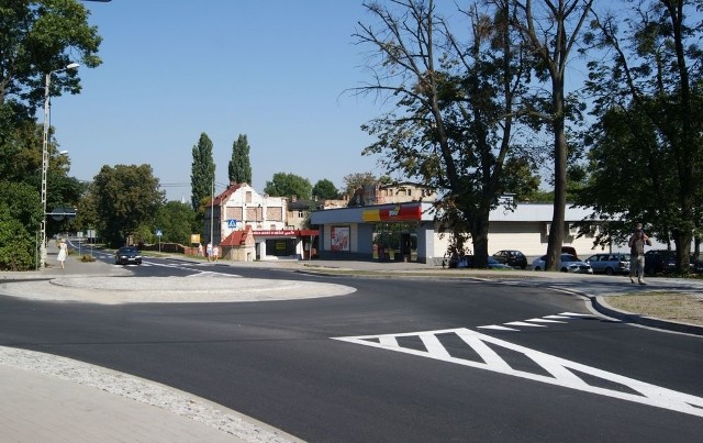 Nowe rondo w centrum Grodkowa.