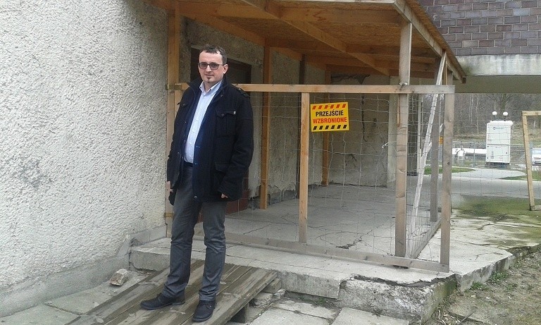 Dyrektor Piotr Kopijasz czeka na remont pawilonu C