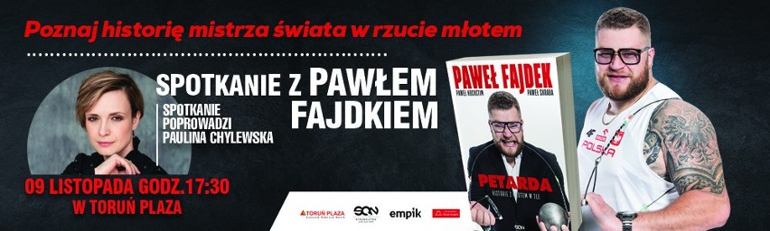 Paweł Fajdek spotka się z fanami w Toruniu i w Bydgoszczy 