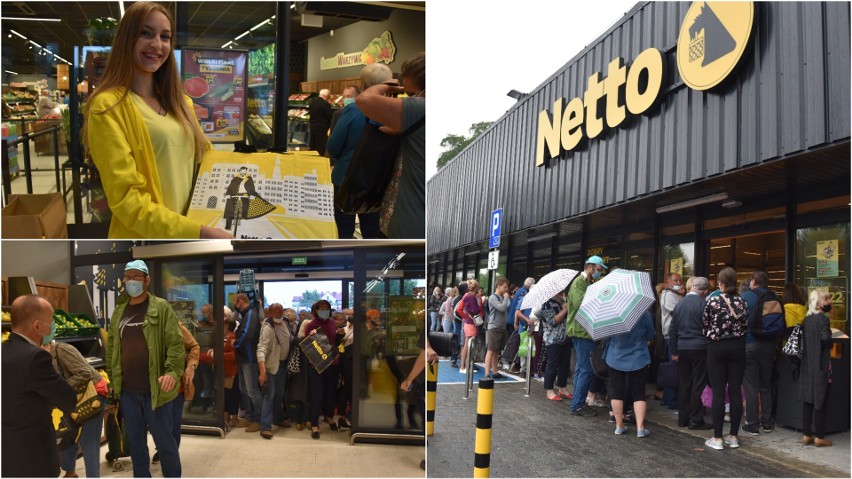 Kolejka przed sklepem Netto w Tarnowie ustawiała się od...