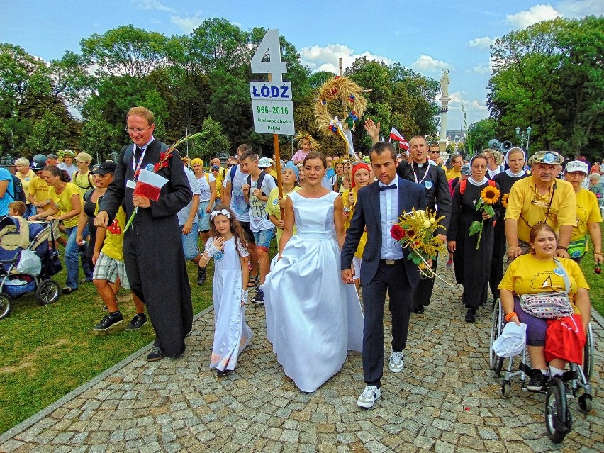 Pielgrzymka Łódzka 2016. Pielgrzymi z Łodzi na Jasnej Górze