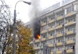 Pożar na al. Piłsudskiego. Wybuch w bloku wielorodzinnym (zdjęcia, wideo)