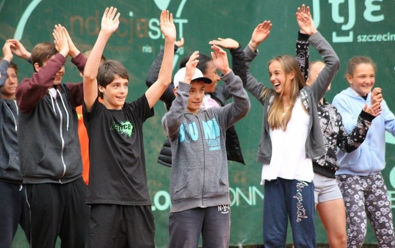 Oficjalne rozpoczęcie turnieju Tennis Europe Szczecin Cup.