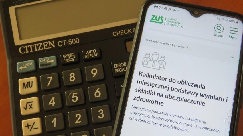 W taki prosty sposób kalkulator ZUS sam obliczy wysokość składki zdrowotnej  przedsiębiorcy | Gazeta Pomorska