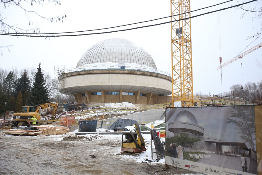 Trwa rozbudowa i modernizacja Planetarium Śląskiego. Prace...