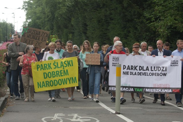 W niedzielę 14 lipca w Parku Śląskim odbył się Marsz Milczenia Dla Drzew - protest przeciw inwestycji przy Parku Śląskim. Zarząd Green Park Silesia wystosował oświadczenie