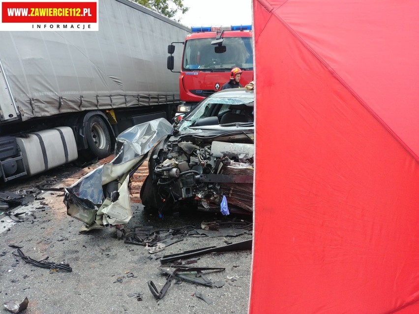 Śmiertelny wypadek na DK78 w Szczekocinach. Kierowca...