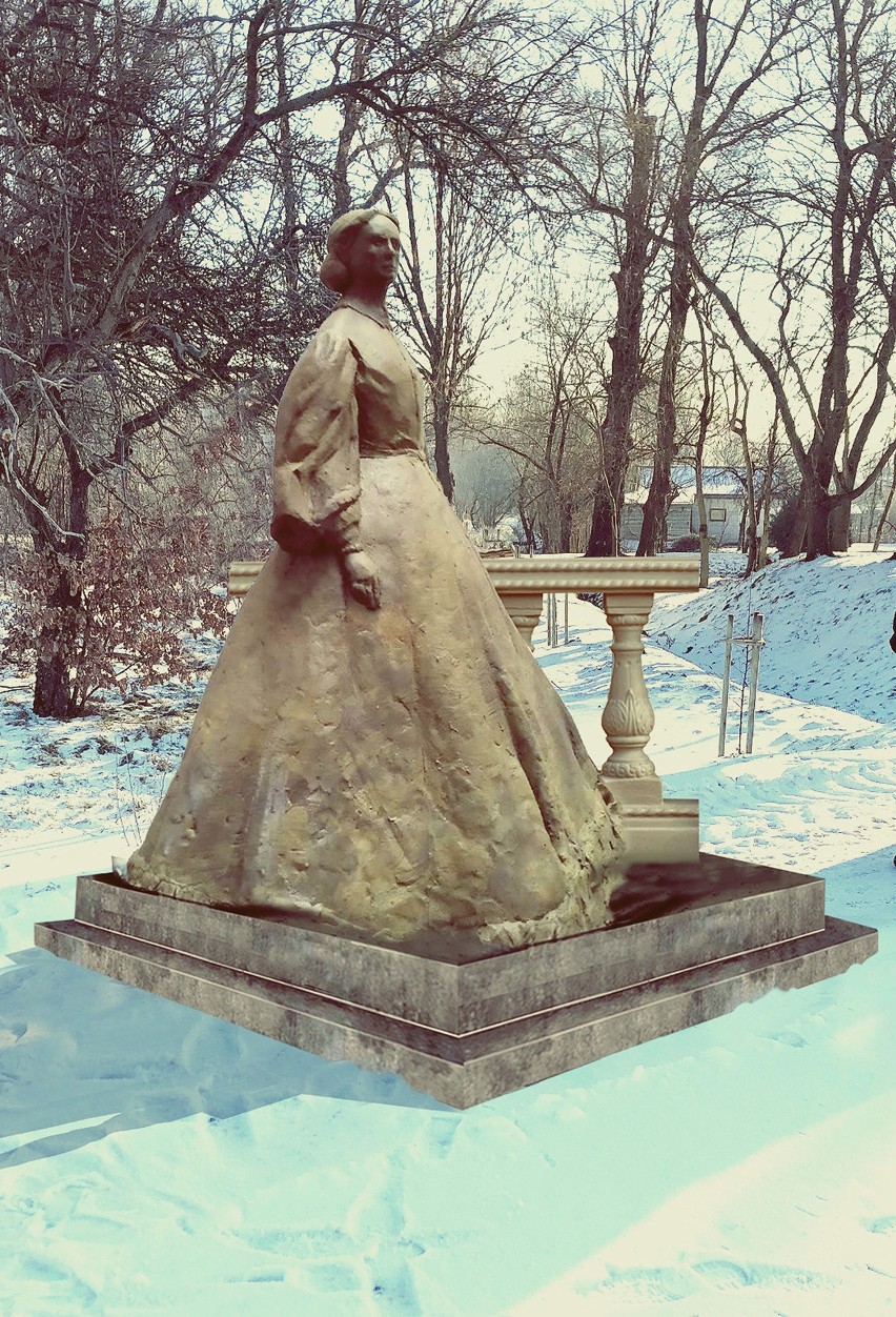 Wizualizacja pomnika Jadwigi Prendowskiej