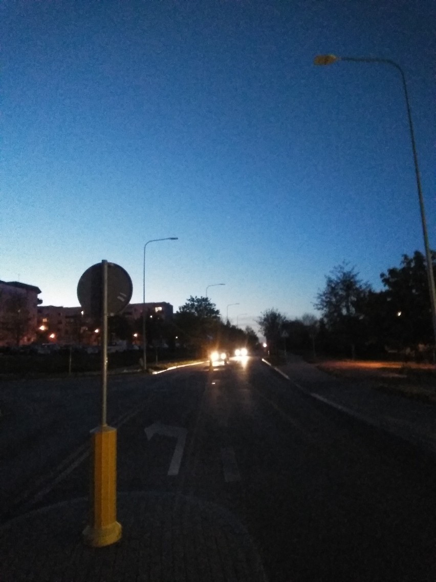 Problemy z oświetleniem na ulicy Szczecińskiej i Małcużyńskiego w Słupsku