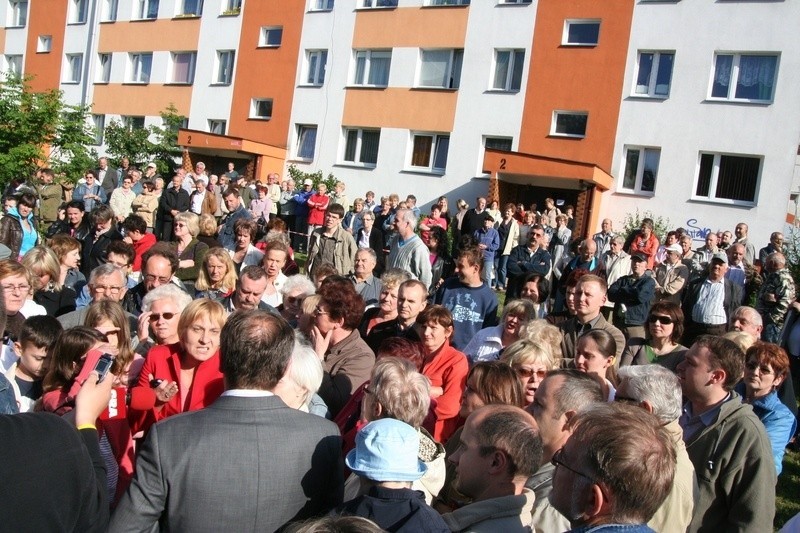 Protest na ul. Kapitulnej