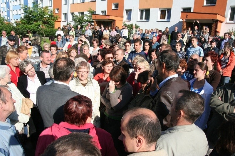 Protest na ul. Kapitulnej