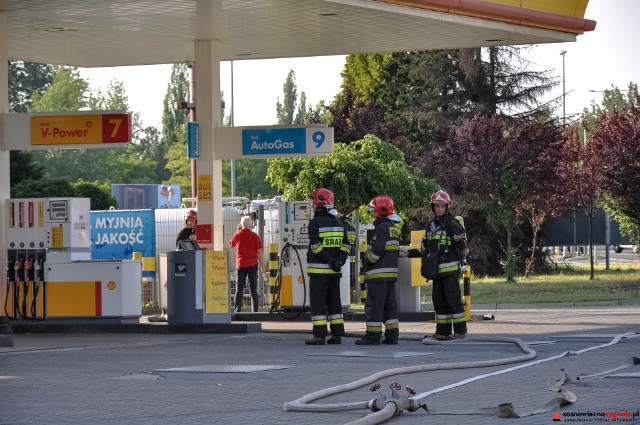 Sosnowiec: Wyciek gazu na stacji paliw. Było niebezpiecznie