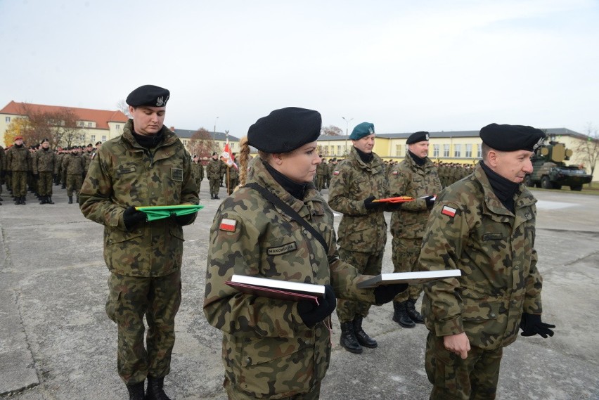 Około 250 żołnierzy, głównie z 4 Zielonogórskiego Pułku...