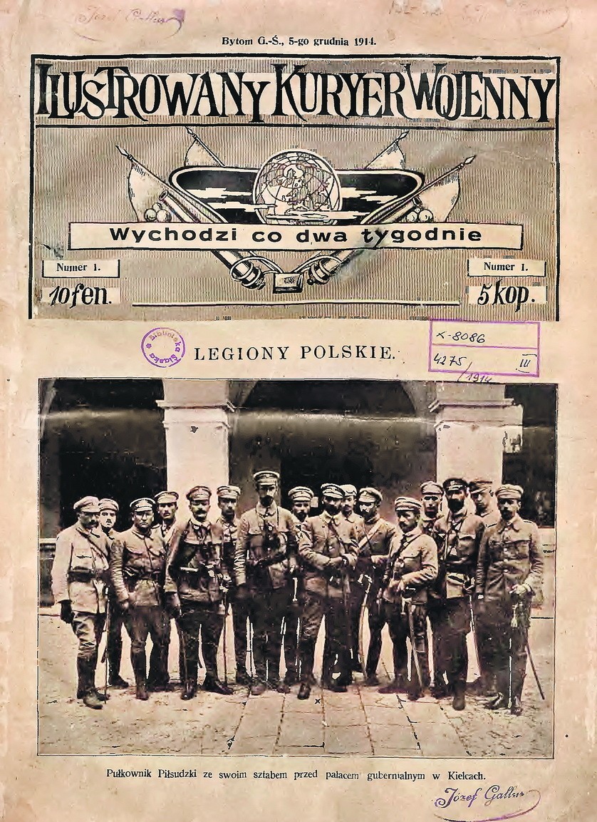 "Ilustrowany Kuryer Wojenny" z 19 marca 1916 r. Samoloty i...