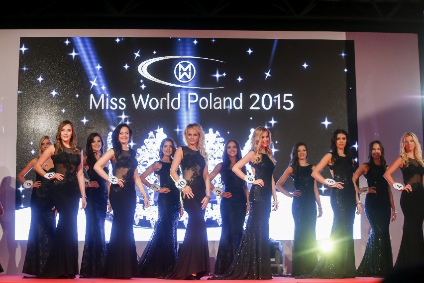 Justyna Ryszka jako jedna z finalistek Miss World Poland...