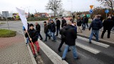 Rolnicy wrócili na rondo w Sępólnie. Znów przyblokowali drogę