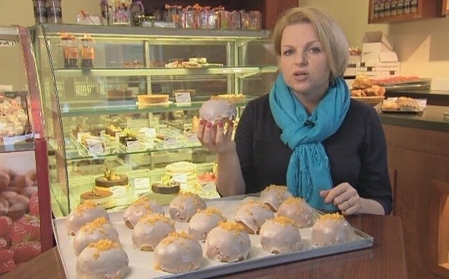 Katarzyna Bosacka w programie "Wiem, co jem" opowiedziała o dobrych pączkach (fot. Dzień Dobry TVN/x-news)