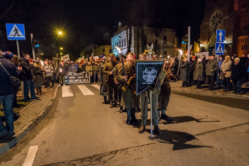 Nowy Sącz. Marsz pamięci Żołnierzy Niezłomnych