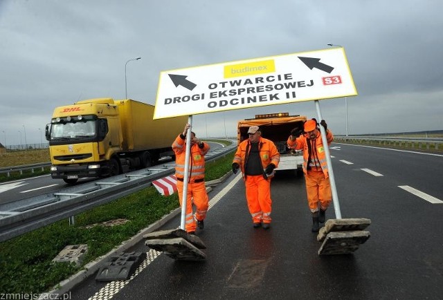 Niebawem tablice znikną także na odcinku od węzła Myślibórz do Gorzowa.