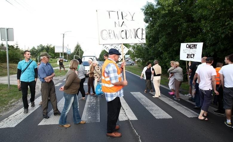 Na zdjęciach demonstracja mieszkańców Nowosolnej z 2014 r.