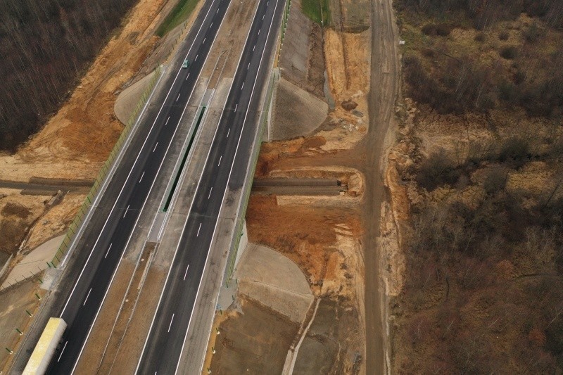 Tak w styczniu 2020 prezentował się odcinek F autostrady A1....