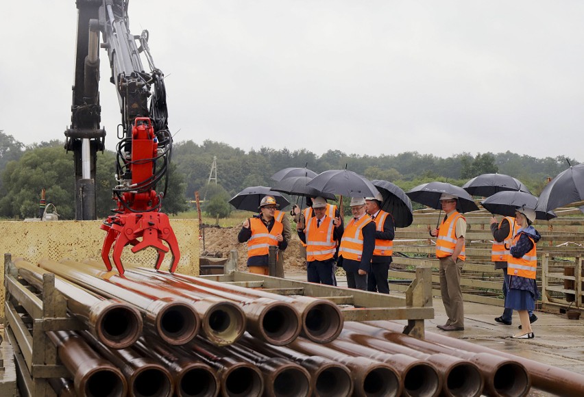 Tarcza do wiercenia pod ziemią tuż przed rozpoczęciem...