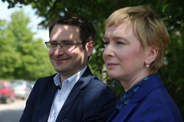 Marcin Krzyżanowski i Mirosława Stachowiak-Różecka regularnie podejmują wspólne działania polityczne