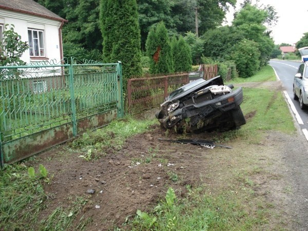 Wypadek w miejscowości Dziurków w gminie Solec nad Wisłą