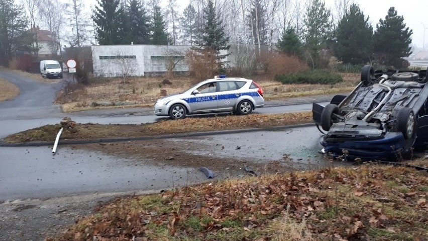 Do groźnie wyglądającego wypadku doszło dziś (19 stycznia)...